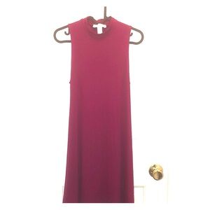 Sleeveless turtleneck Dress